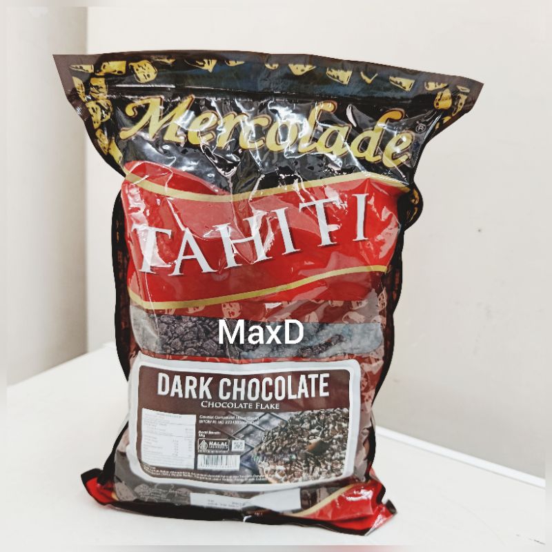 

Mercolade Tahiti Cokelat Dark Flake Repack 250 gr