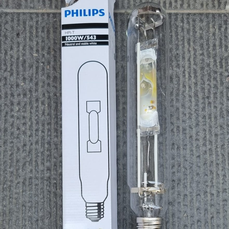 LAMPU METALHALIDE HPIT 1000W E40 PHILIPS SINAR PUTIH