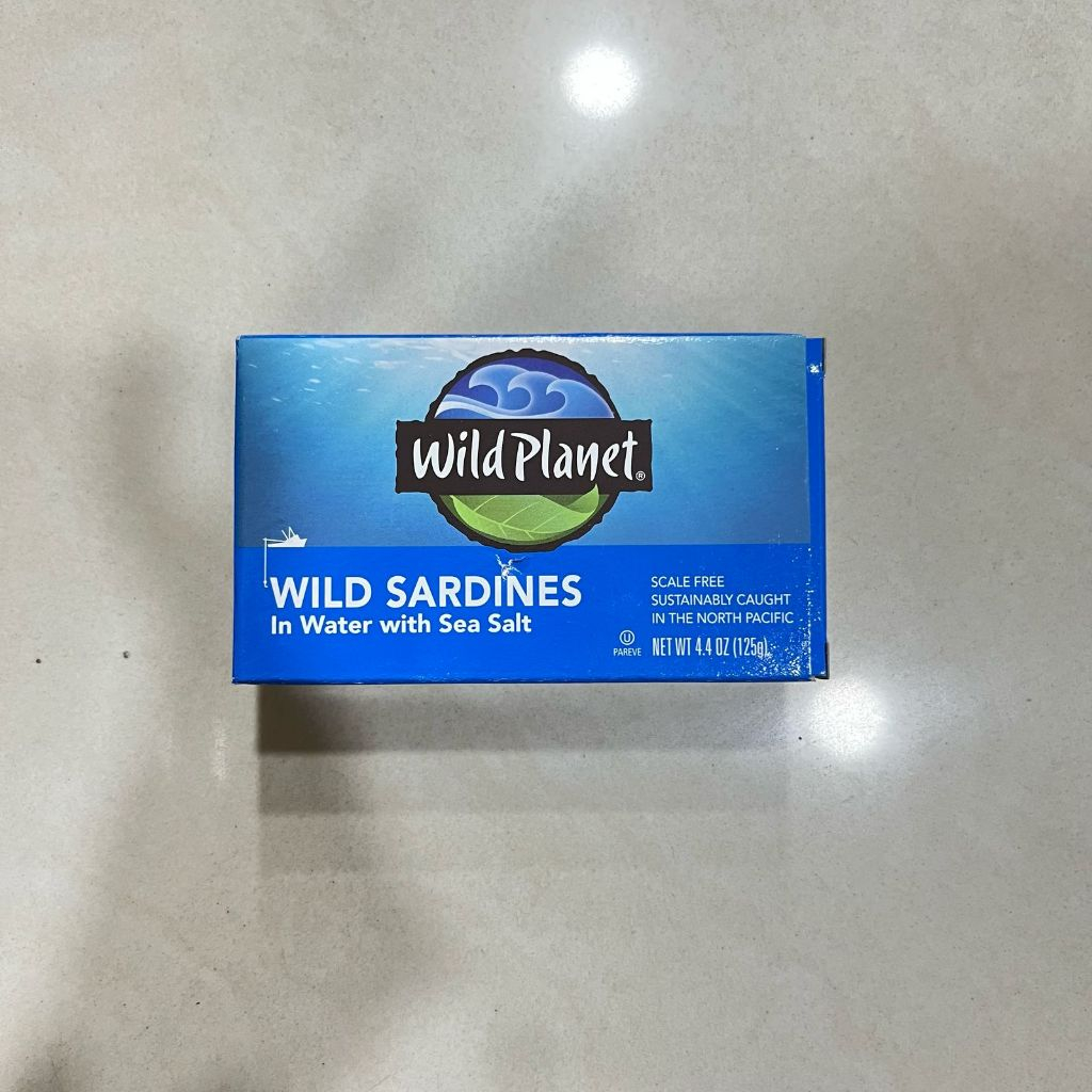 

Wild Planet Wild Sardines In Water with Sea Salt 125g