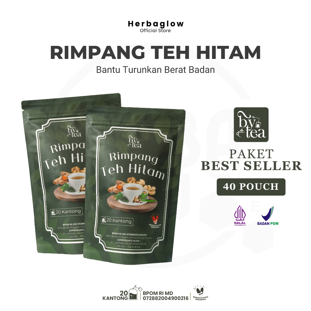 

Paket 2 Pcs Rimpang Teh Hitam Bytea | Minuman Rempah ala JSR Menurunkan Berat Badan