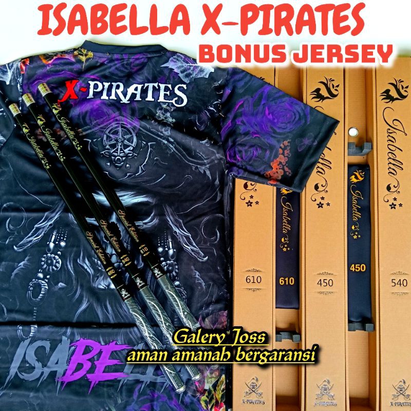 JORAN TEGEK ISABELLA ALEXANDRIA 450 540 610 X-PIRATES BONUS JERSY