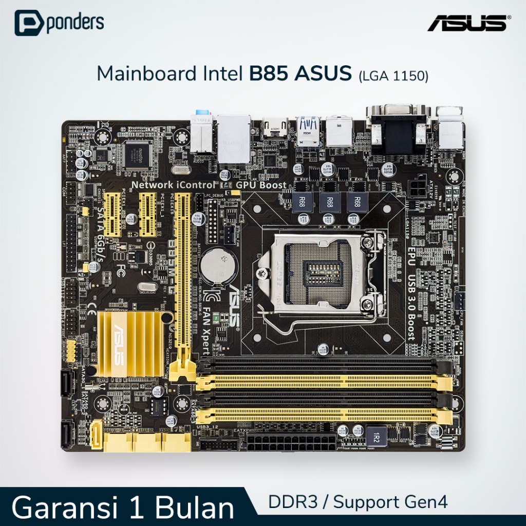Mainboard Intel Asus B85 LGA 1150 DDR3 Support Gen4