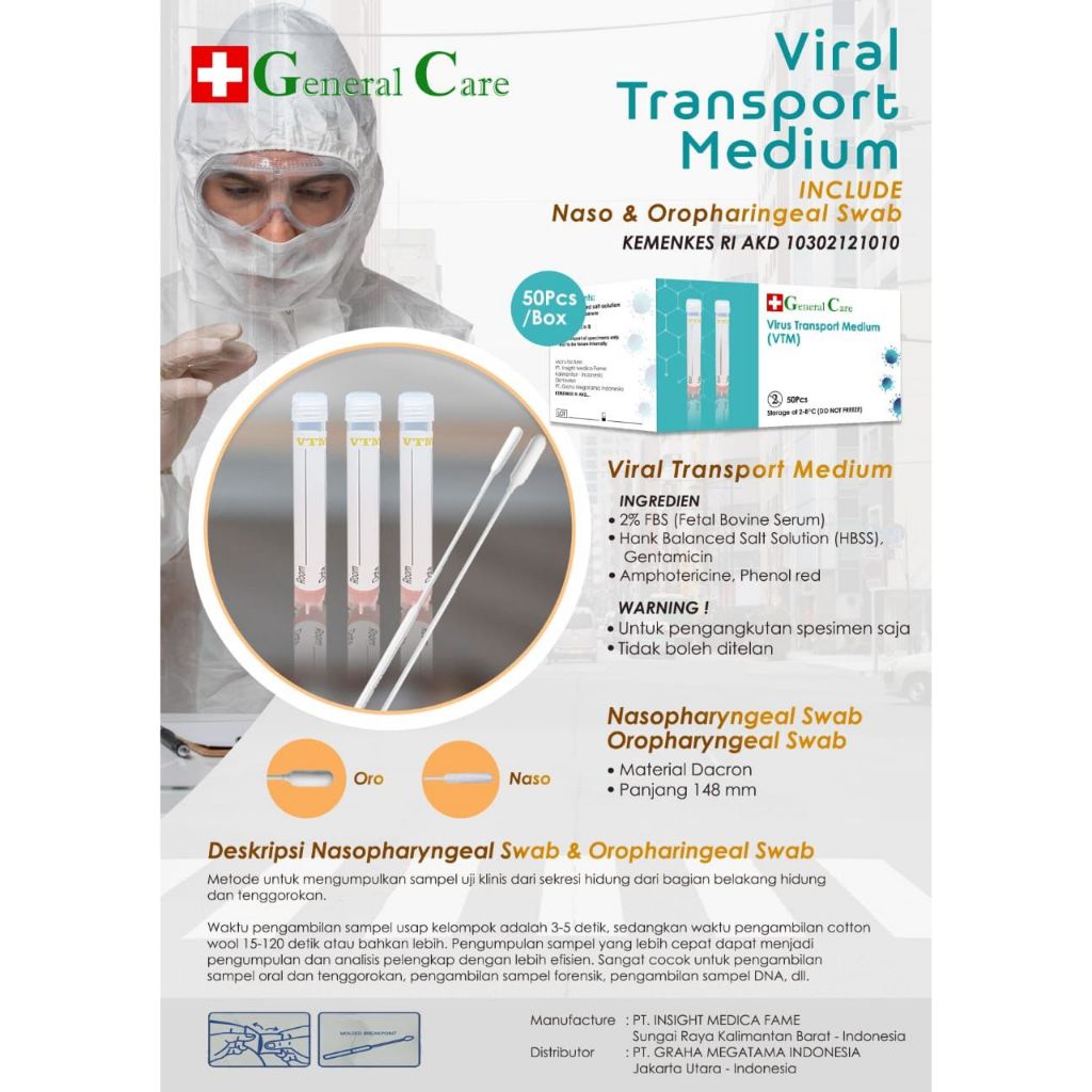 Viral Transport Medium (VTM) General Care