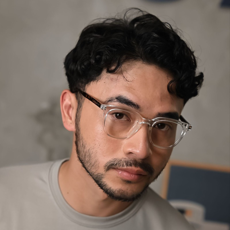 Vascka Eyewear - Frame Bingkai Kacamata Servia Eyeglasses / Kacamata Bold Tebal Kotak Kokoh Unisex W