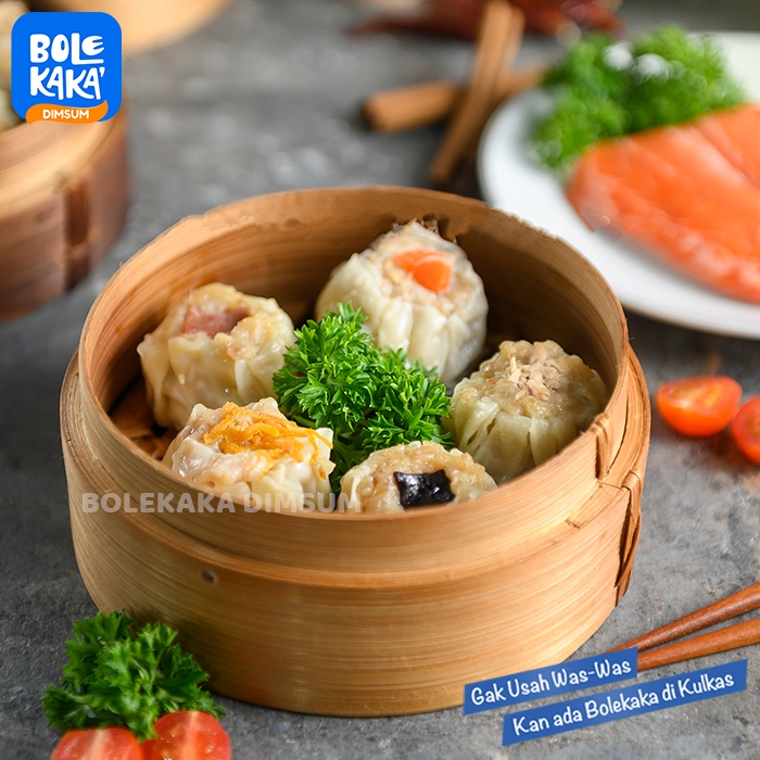 

Dimsum Mafia Mix Salmon isi 50 pcs/ Dimsum Karasa / pabrik dimsum