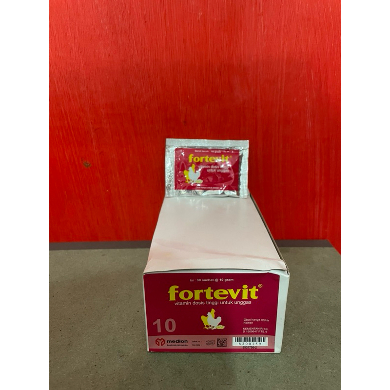 obat ayam fortevit vitamin unggas fortevit vitamin ayam fortevit 10gram