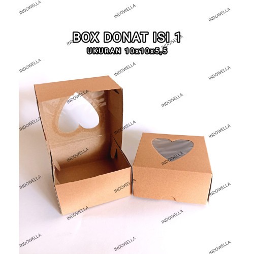 

Kardus donat / Box duplek donat isi 1 AK