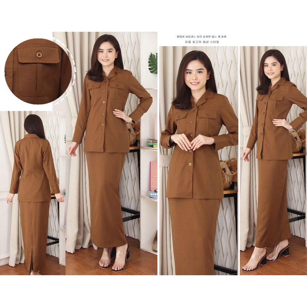 Blazer Wanita / Seragam Pemda Wanita / Baju PNS Wanita / Baju Guru Wanita -  7005 Pemda Aceh