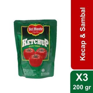 

Delmonte Saus Tomat Pouch 200gr Triple Pack