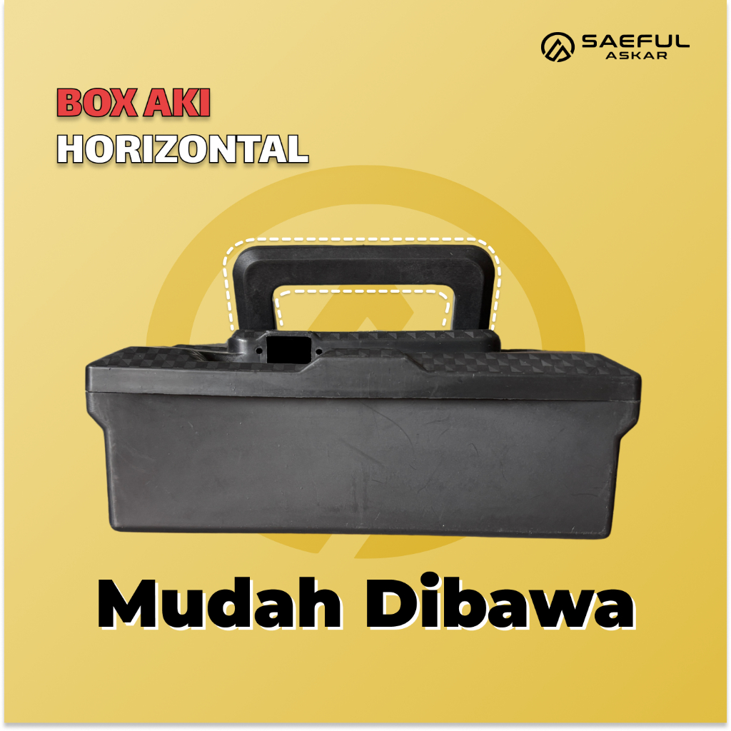 Box Baterai Sepeda Listrik Horizontal Vertikal | Kotak Baterai Mudah Dibawa
