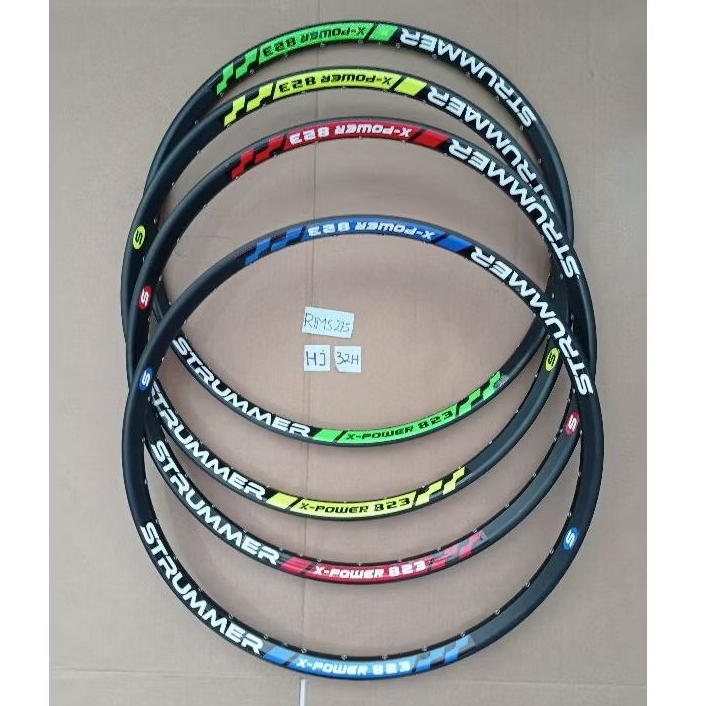 Rims Velg Rim 27.5 Strummer X-Power 823 32H Hitam Per PCS Xpower