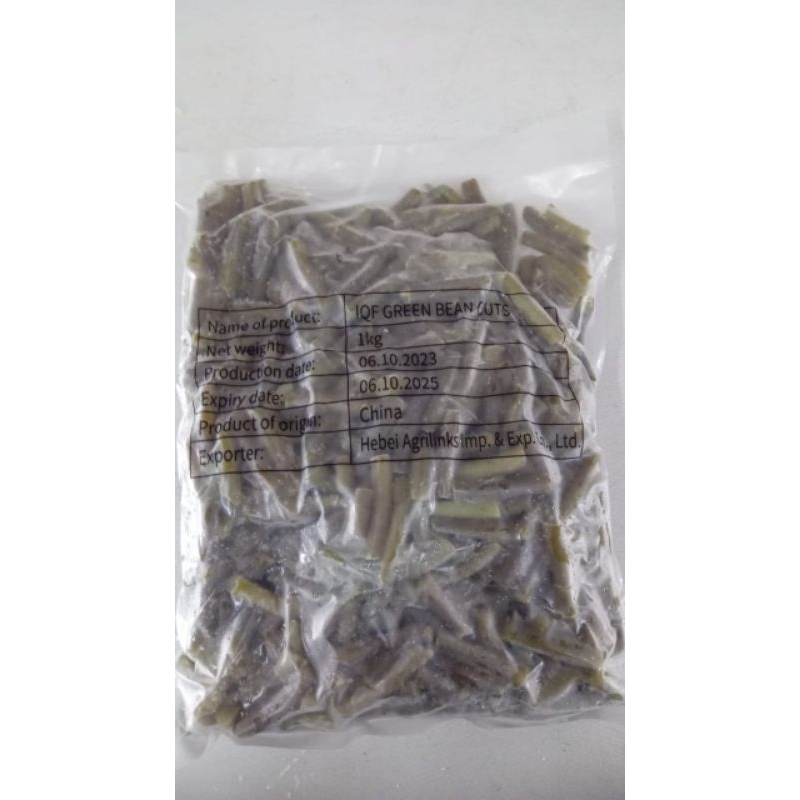 

Green Been Buncis 1 kg Bogor Frozen