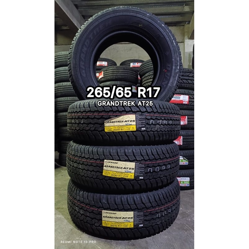 BAN BARU 265/65 R17 DUNLOP GRANDTREK AT25