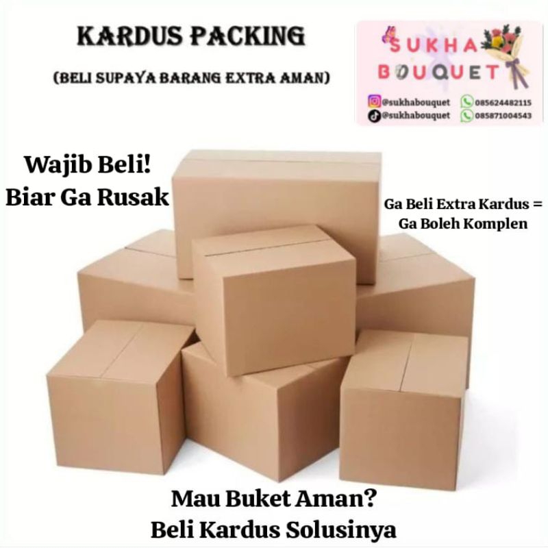 

Wajib Beli Tambahan Extra Kardus Biar Anti Badai, ga beli = ga boleh komplen penyok, chat admin kalo mau nanya biar lebih jelas