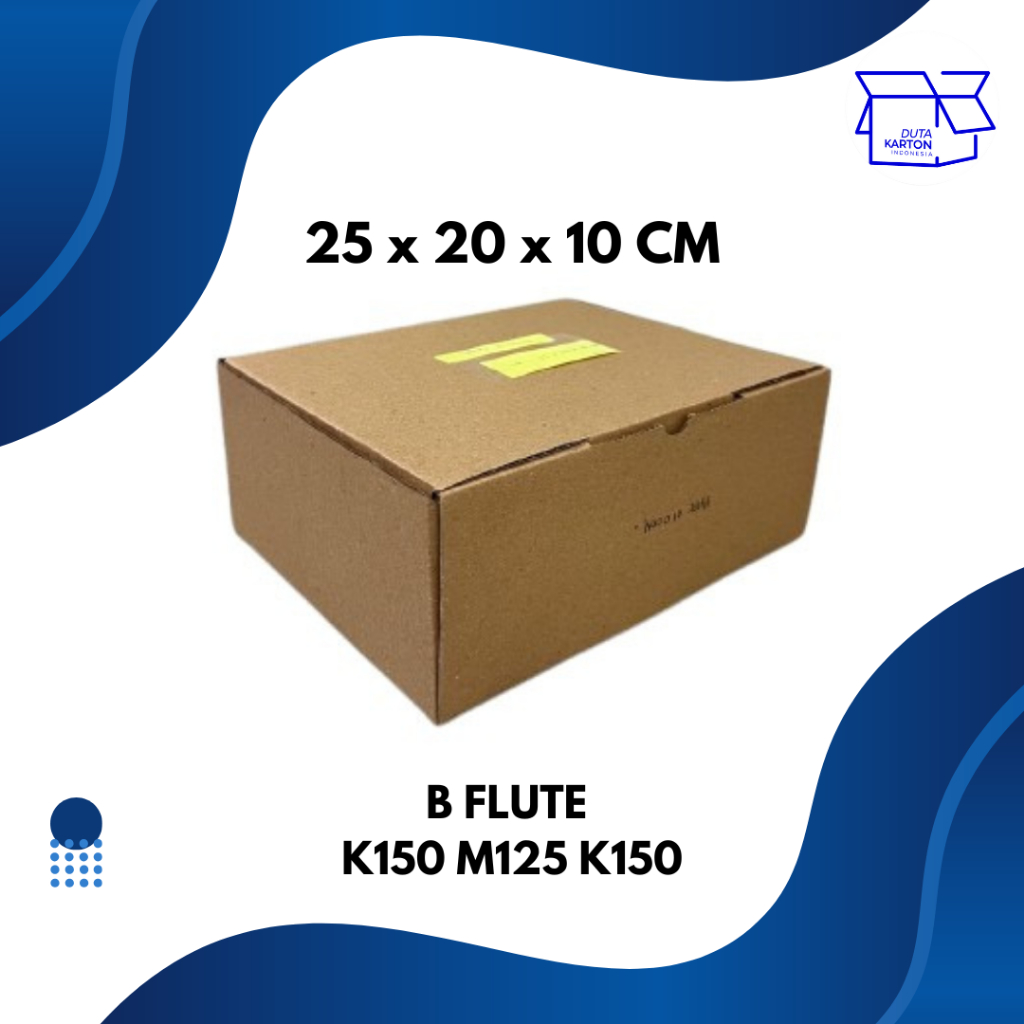 

25X20X10 KARDUS PACKING DIECUT (Min order 5 pc)