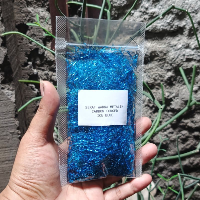 Serat Warna Metalik Carbon Forged Ice Blue 5gram