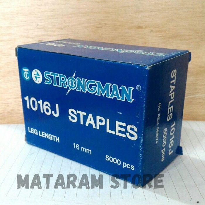 

STRONGMAN 1016J Isi Staples 16MM Isi Staples 16MM 1016J STRONGMAN