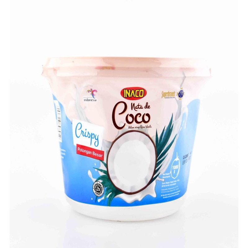 

Nata De Coco Crispy Jelly 1kg Kemasan Ember