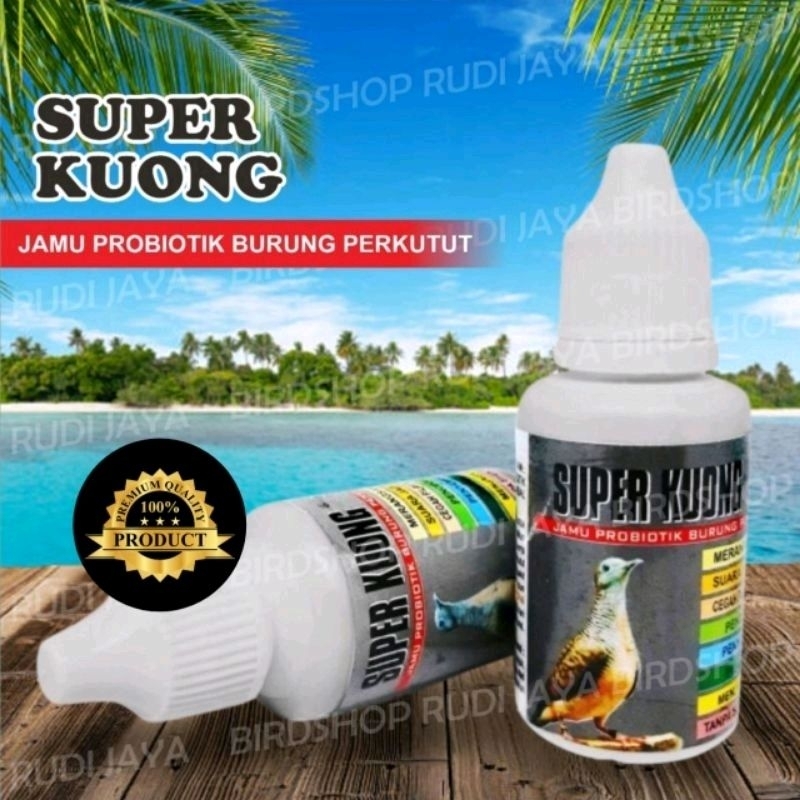 VITAMIN BURUNG PERKUTUT SUPER KUONG SUPER KICAU OBAT PENAMBAH DURASI KUALITAS SUARA KRISTAL VTSKOSK 