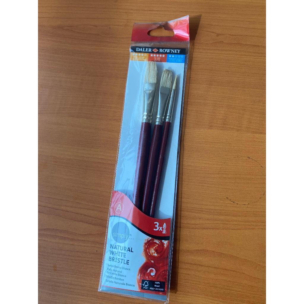 

[DEFECT] Daler Rowney Simply Oil Bristle SH Brush Set 3pcs #2
