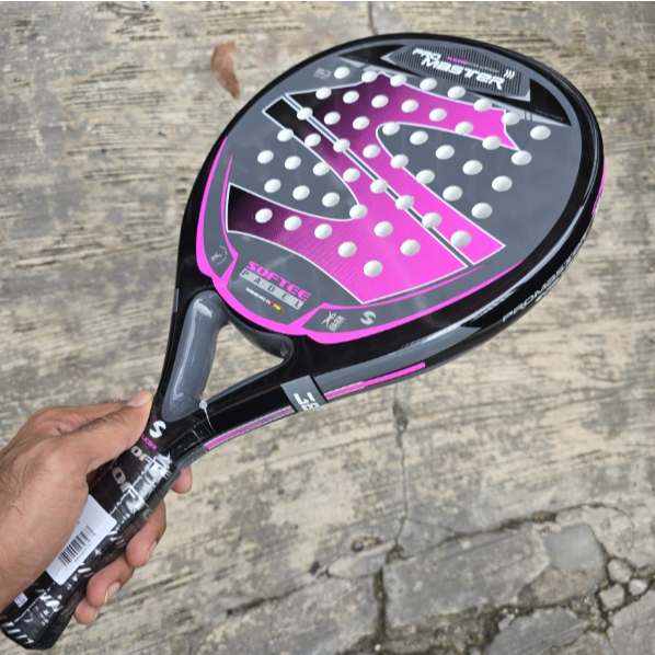 Raket Padel Softee Pro Master Evolution - Teardrop ( 355 - 375gr ) - Beginner Pemula - Designed in S