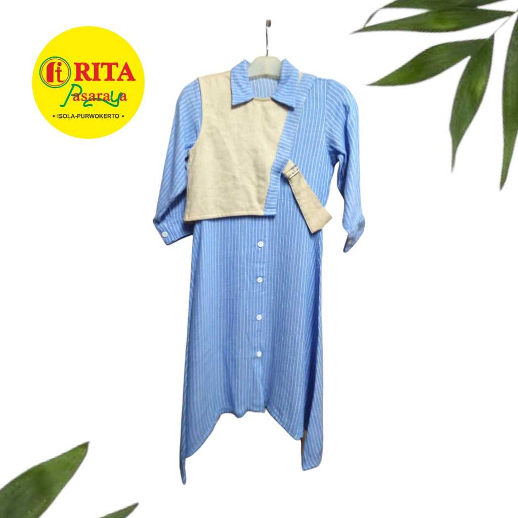 Gamis Salur Rompi (Zeyaa)