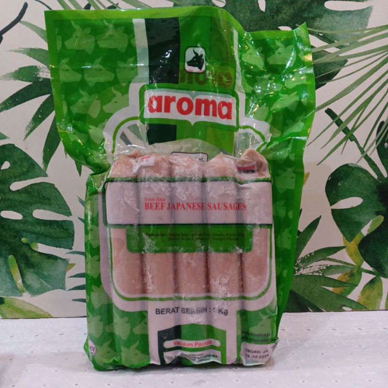 

Aroma Beef Japanese Sausage/ Sosis Sapi 1kg HALAL