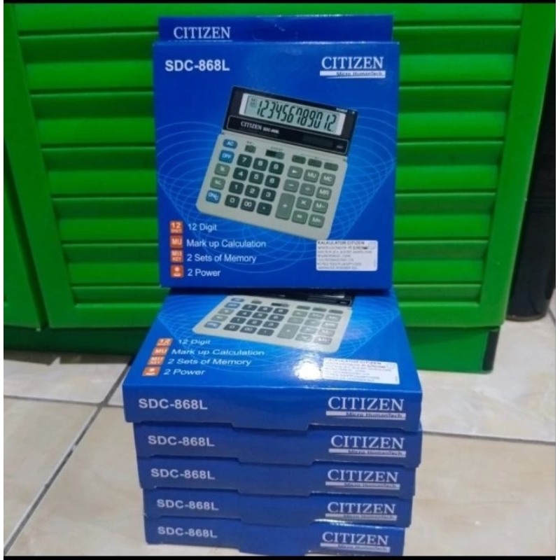 

CALCULATOR CITIZEN SDC-868L