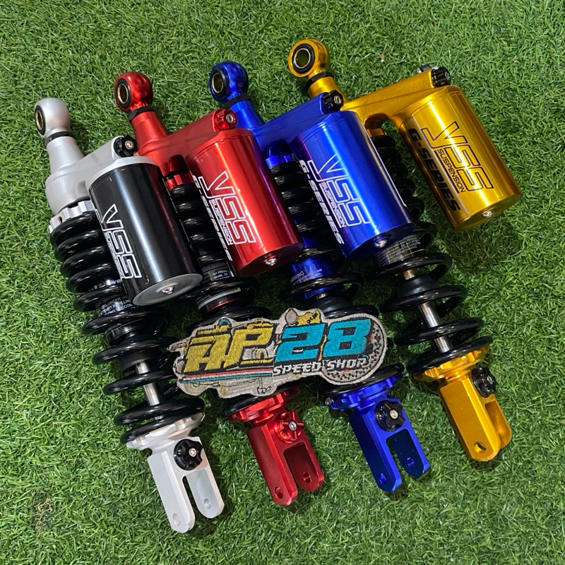 SHOCKBREAKER TABUNG ATAS COPY G-SPORT SERIES PNP MOTOR MATIC SINGLE SHOCK UKURAN 310 MM & 330 MM MIO