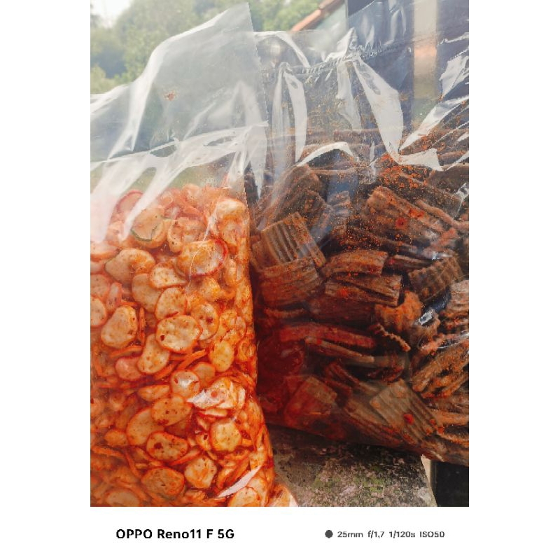 

Krupuk Seblak Bantet Seblak Krupuk Jengkol Pedas Daun Jeruk 500Gram Jengkol+500gram Bawang