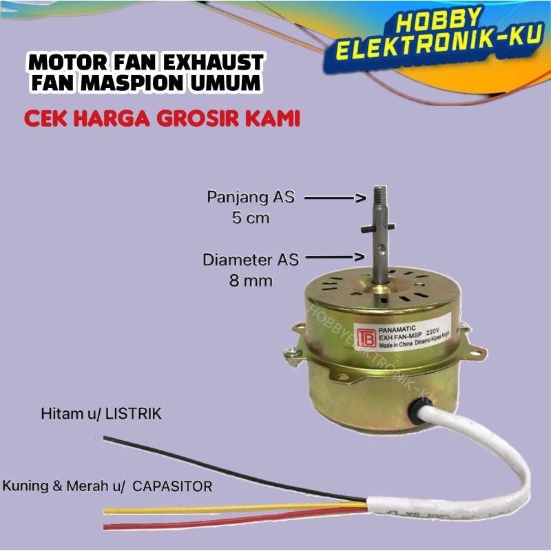 MOTOR FAN EXHAUST FAN MASPION UMUM
