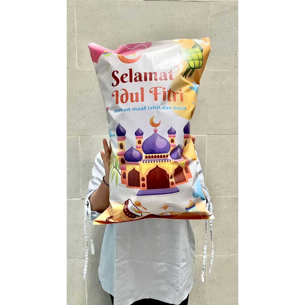 

JUMBO SNACK POUCH | Idul Fitri Hampers Parcel Jumbo Snack Pouch Lebaran Ied Mubarak Bingkisan