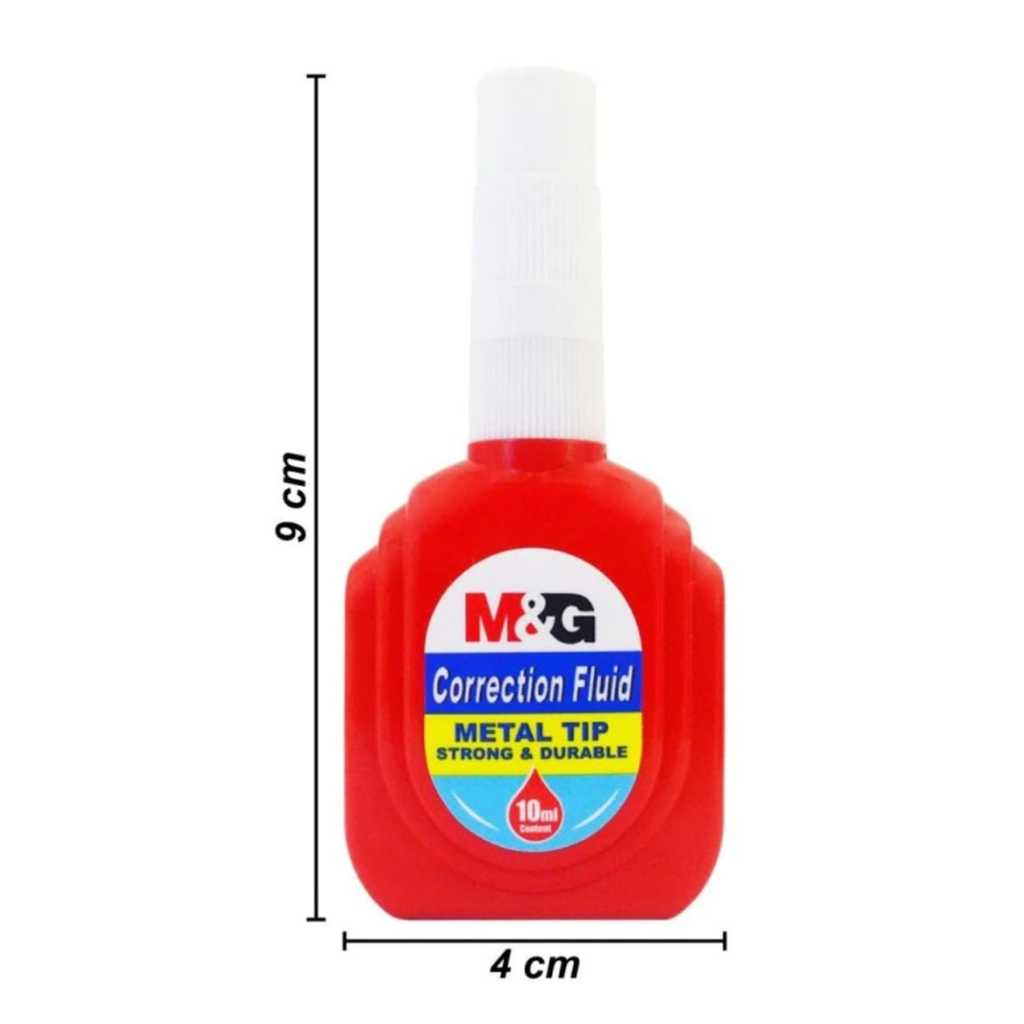 

correction fluid tipex cair M&G tipe acfn 0606 isi 10 ml tip besi ( lebih bagus dari tip plastik) satuan