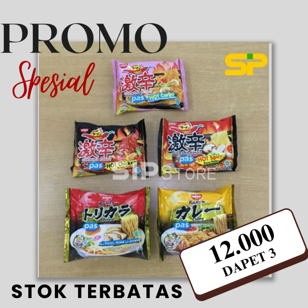 

Gekikara Ramen Ala JEPANG porsi PAS / NISSIN Gekikara Ramen PORSI PAS