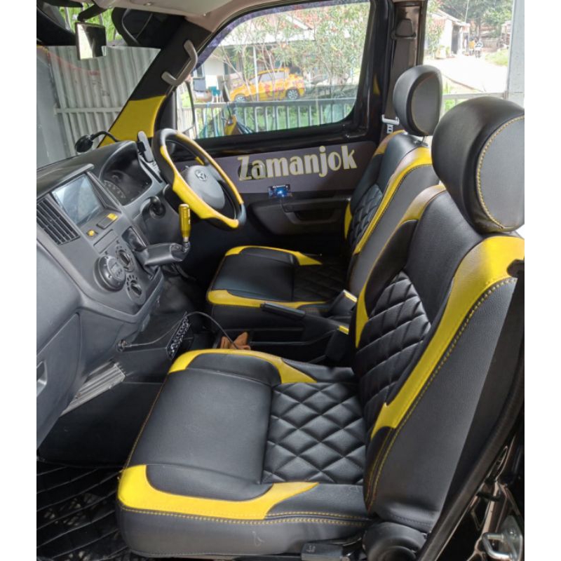 Sarung jok cover jok Grandmax minibus bonus sarung Stir