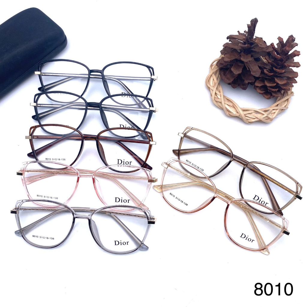 FRAME KACAMATA GAYA CAT EYE DIOR | KACAMATA MINUS | ANTI RADIASI | ANTI BLUERAY | MURAH