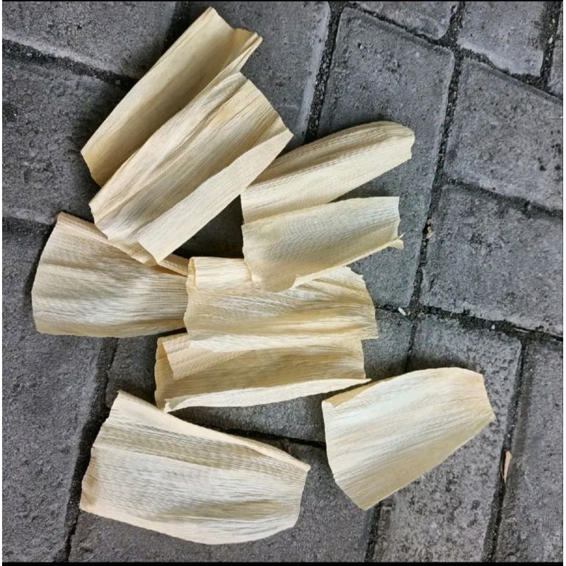 Klobot Jagung / Kulit Jagung Kering Super (50lembar)