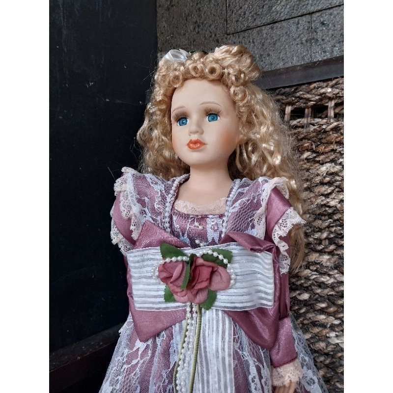 boneka doll vintage porcelain porselen kramik