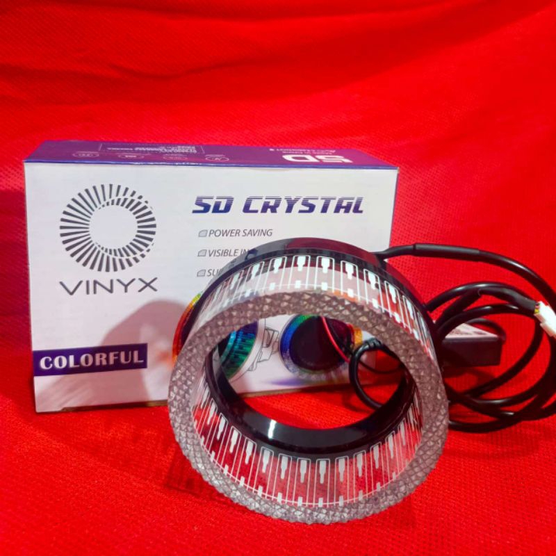 Shouroud Vinyx 3 inch / 2,5 inch Request Ket - Apk aplikasi RGB Full Color Bulat O