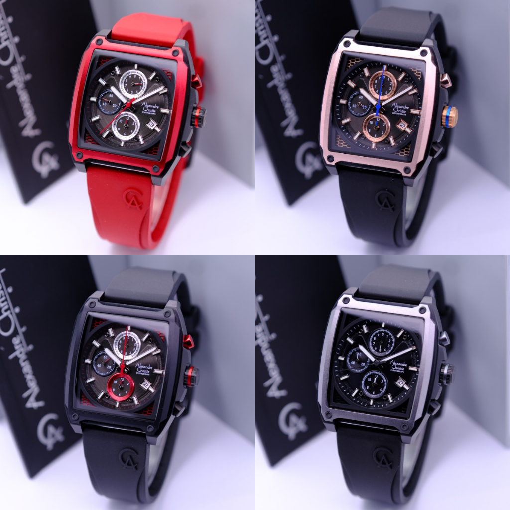 ORIGINAL Jam Tangan Pria Alexandre Christie AC 6614 / AC6614 Garansi 1 Tahun
