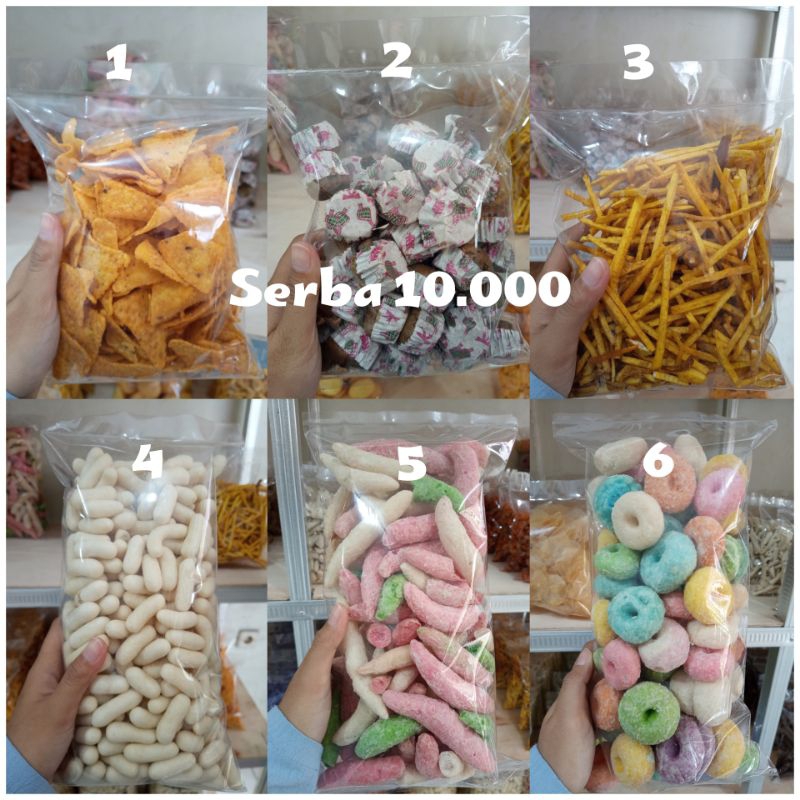 

serba serbu(snack serba sepuluh ribu) part 2 cemilan eceran, cemilan kiloan termurah dan lengkap