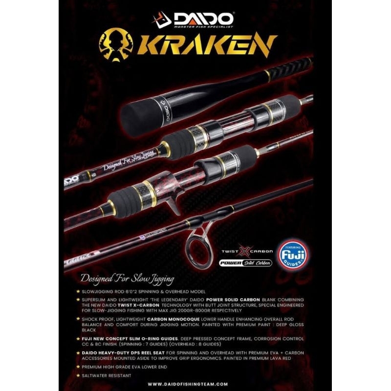 Joran Jigging Daido Kraken SP 602 PE 2-4