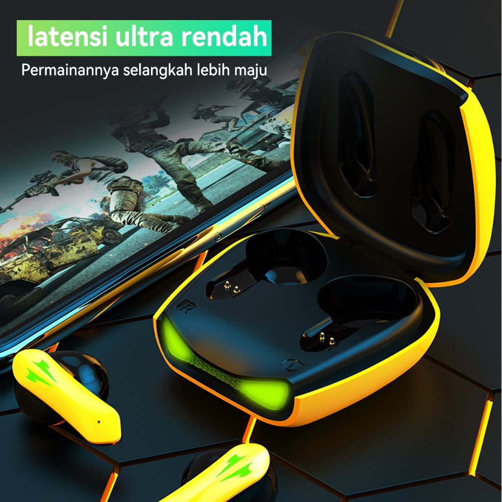 Hot Deals Terbaru CodJovitech Gm08 Wireless Headset Bluetooth 5.4 Earbuds Hifi Stereo Handsfree