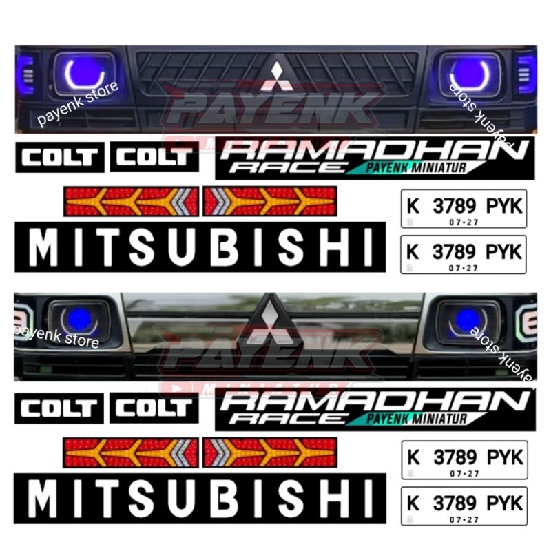 STIKER MINIATUR L300 VERSI BILED