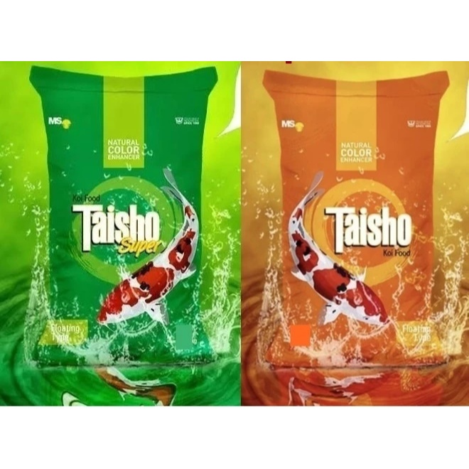 TAISHO 10KG Pakan Koi Pertumbuhan KOMET KOKI Pakan Ikan Koi
