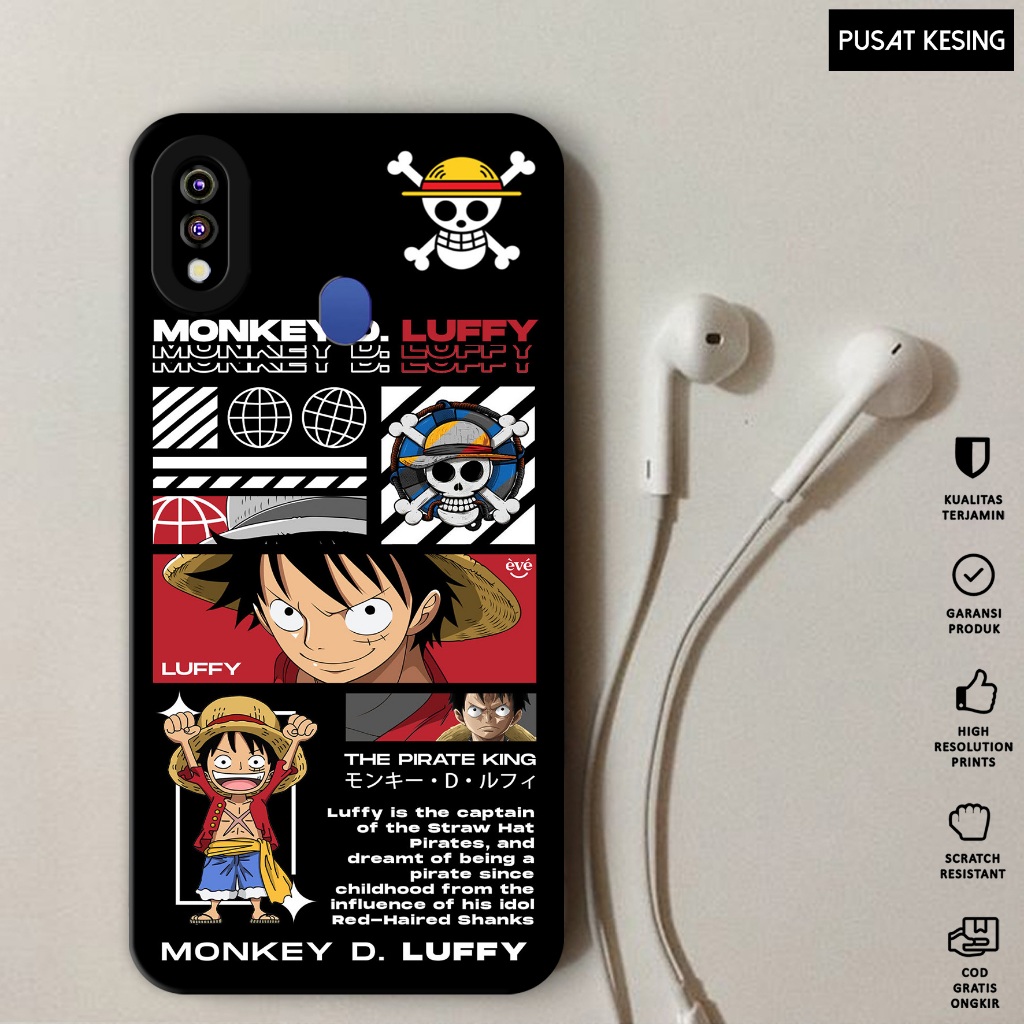CASE SAMSUNG A20 / SAMSUNG A30 - Case Hp Samsung A20/A30 Motif ONE PIECE - Softcase Hp Samsung A20/A