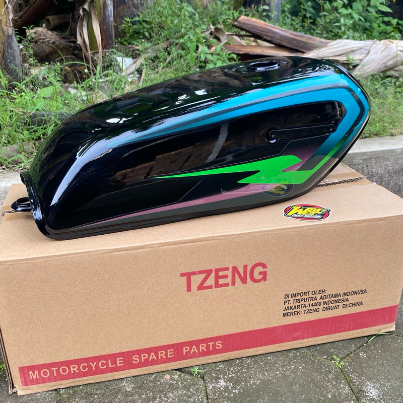 TENGKI RX SPESIAL RX S CKD SET SETRIPING LIS BODY HIJAU TOSCA