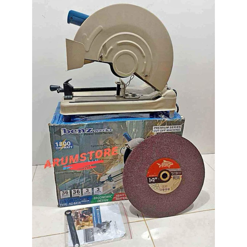 MESIN PEMOTONG BESI CUTTING WHERL CUT OFF 14 inc benz