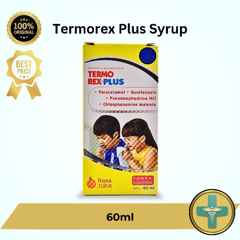 

Ternorex Plus Syrup Rasa Jeruk 60 ml