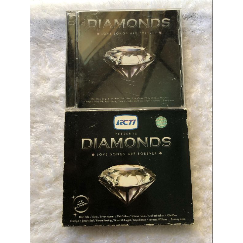 kaset cd rcti diamonds love song are forever / kaset cd Diamonds love song are forever